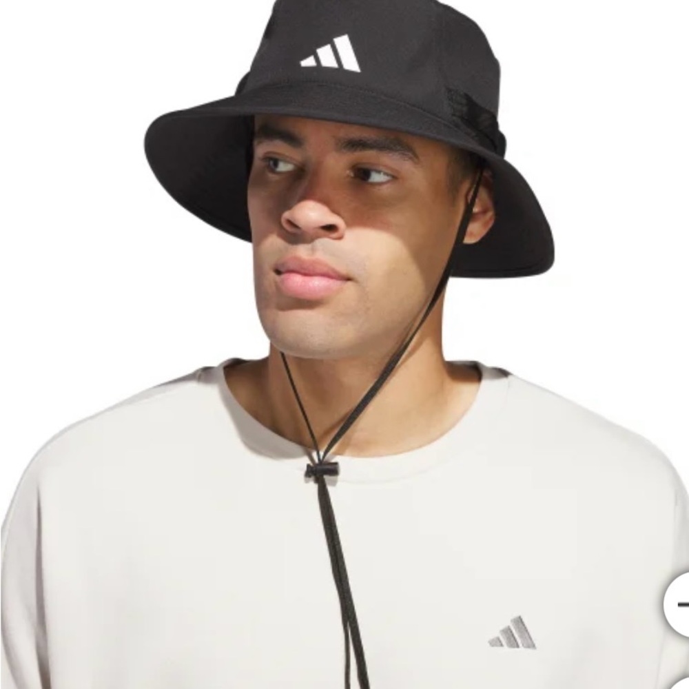 NWT Adidas black bucket hat